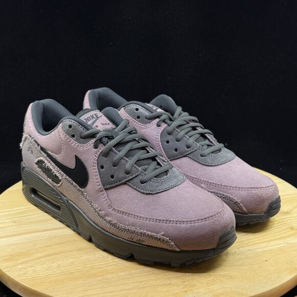 Nike Air Max 90 PRM Light Violet/ Ore Iron Grey Black Men\'s Sz 10 IQ0612-226 New main image 7